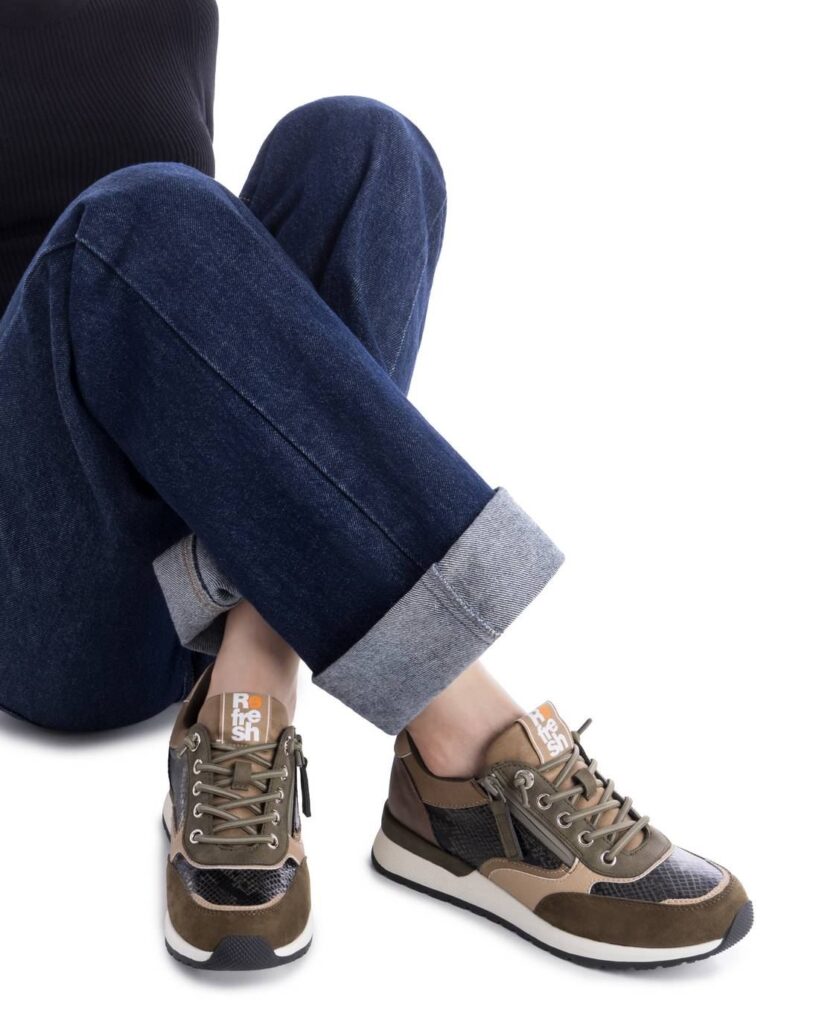 refresh-gynaikeia-sneakers-xaki-172960 (2)
